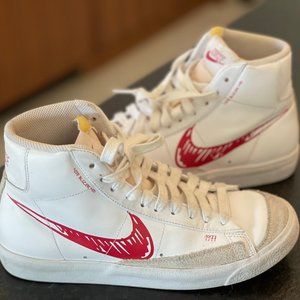 USED Blazer Mid 77 'Sketch - Red'